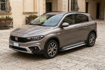 Fiat Tipo Cross 2021– Side steps Line (2 stuks, aluminium) foto 1
