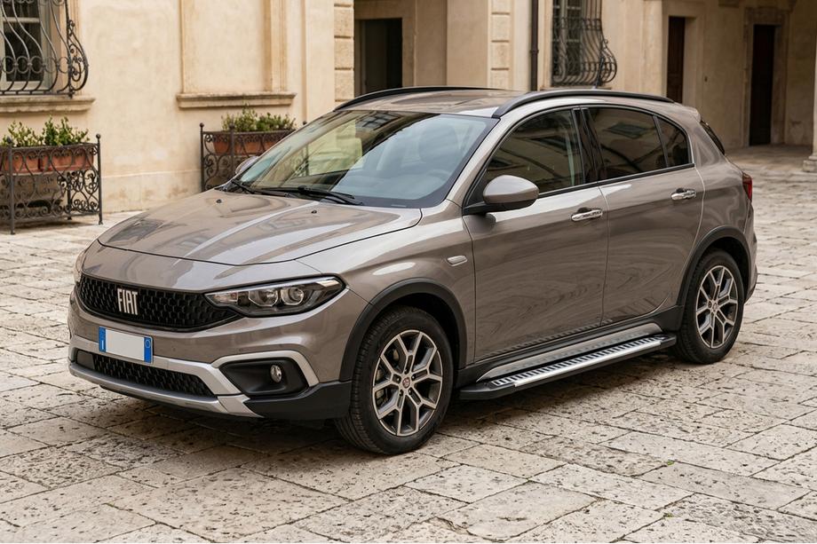 Fiat Tipo Cross 2021– Side steps Line (2 stuks, aluminium) Image