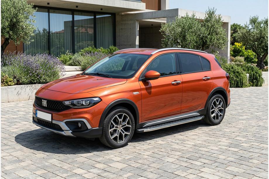 Fiat Tipo Cross 2021– BlackLine side steps (2 stuks, aluminium) Image