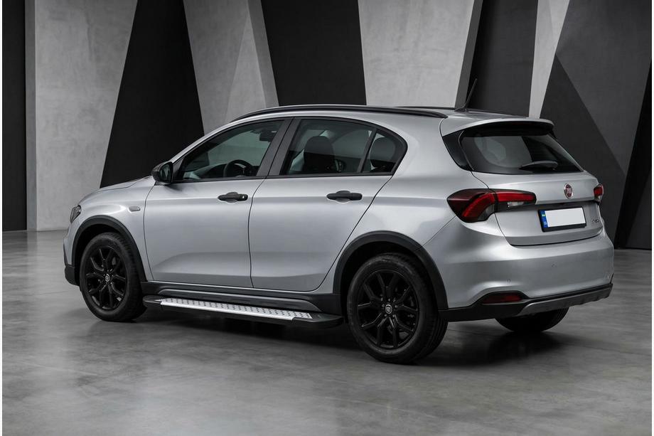 Fiat Tipo Cross 2021– Side steps Allmond Grey (set van 2, aluminium) Image