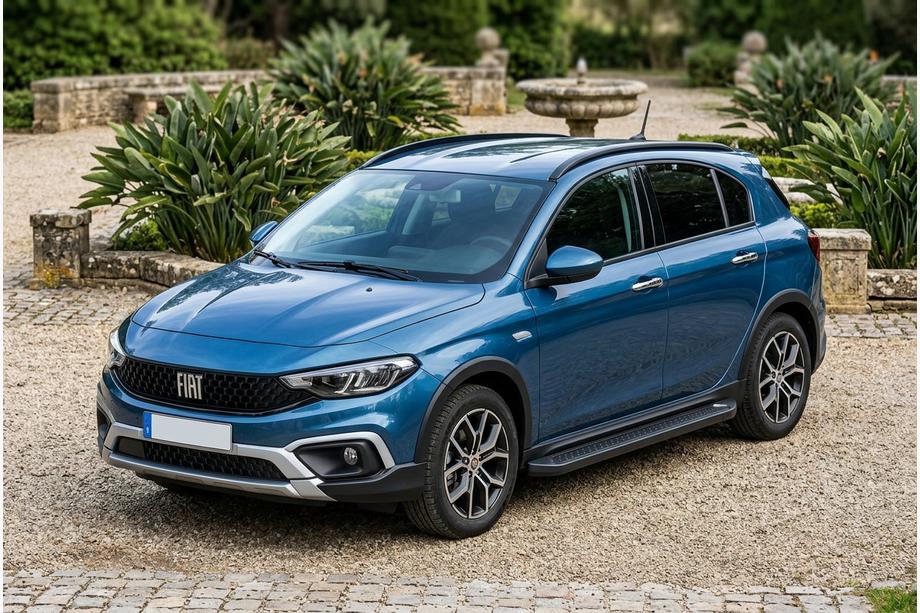 Fiat Tipo Cross 2021– Allmond Black side steps (2 st., aluminium) Image
