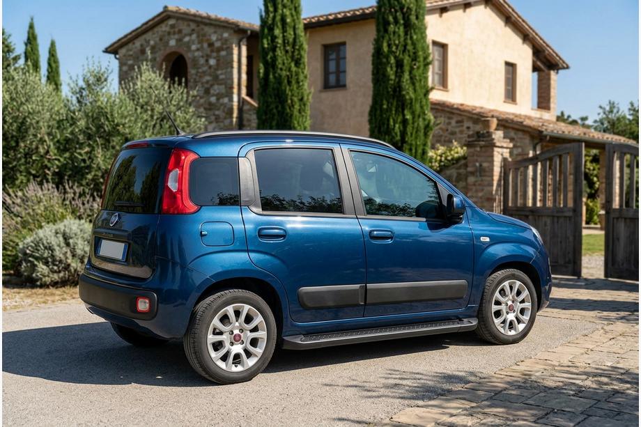 Fiat Panda 2011–2023 Allmond Black side steps (2 st., aluminium) Image