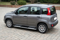 Fiat Panda 2011–2023 Side steps Tayga V2 (2 stuks, aluminium) foto 1