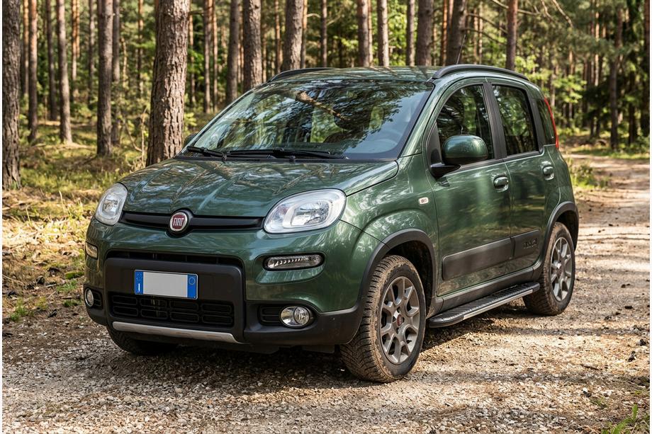 Fiat Panda 2011–2023 Bosphore Grey zijtreden (set van 2, aluminium) Image