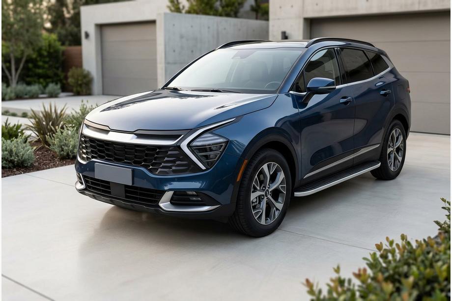 Kia Sportage 2021– Side steps Tayga Grey (2 stuks, aluminium) Image