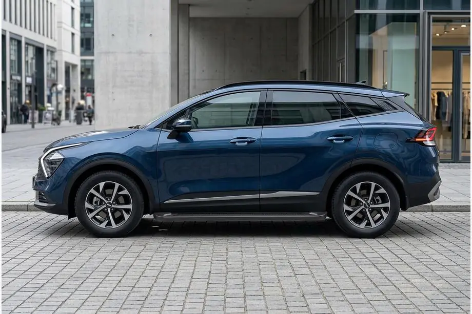 Kia Sportage 2021– Allmond Black side steps (2 st., aluminium) Image