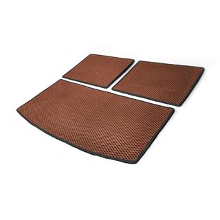 Kofferbakmat 3-delig (EVA, baksteenrood) (7 zitplaatsen) Audi Q7 2005–2015 foto 2