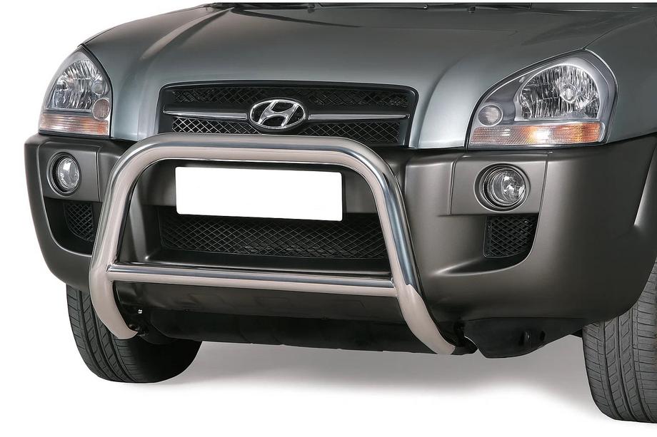 Hyundai Tucson JM 2004– Winbo V2 bullbar (RVS) Image