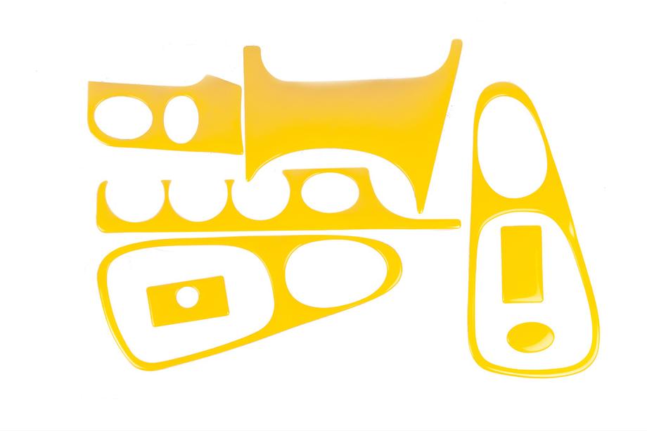 Ford Escort 1995–2000 Dashboard sierlijsten (geel) Image