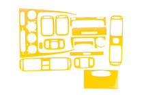 Toyota Corolla 1998–2002 Dashboardpanelen 2000-2002 (gele kleur) foto 1