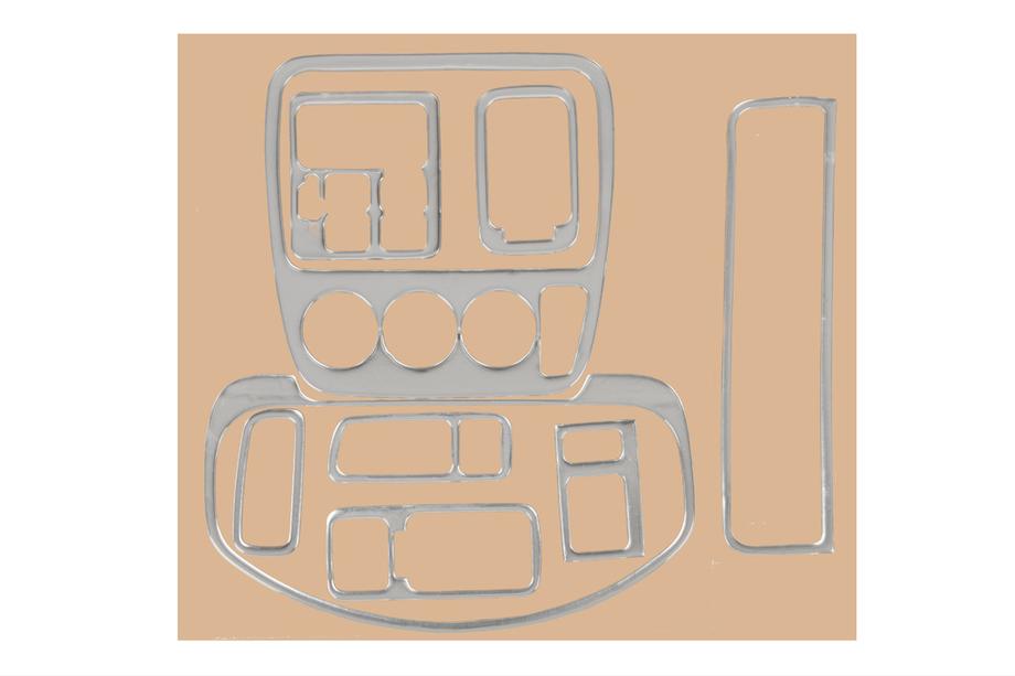 Honda CRV 1996–2001 Dashboard sierlijsten (aluminium) Image