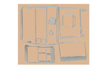 Toyota Corolla 1998–2002 Dashboard sierlijsten 1998-2000 (aluminium) foto 1
