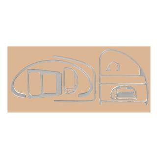 Dashboard sierlijsten (aluminium) Citroen Saxo 1996–2023
