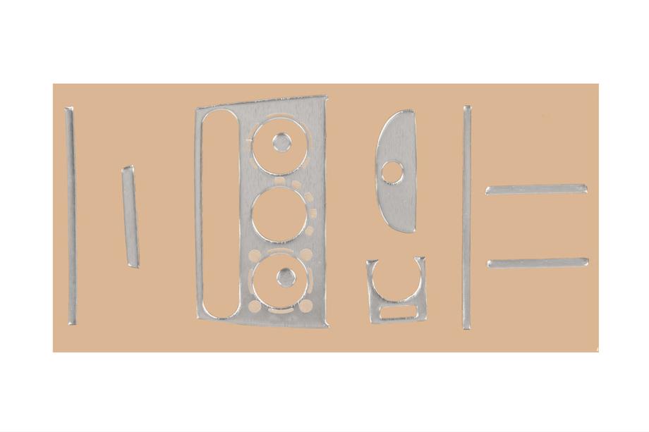 Opel Corsa B 1993–2004 Dashboard sierlijsten (aluminium) Image