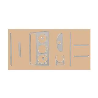 Dashboard sierlijsten (aluminium) Opel Tigra 1994–2001