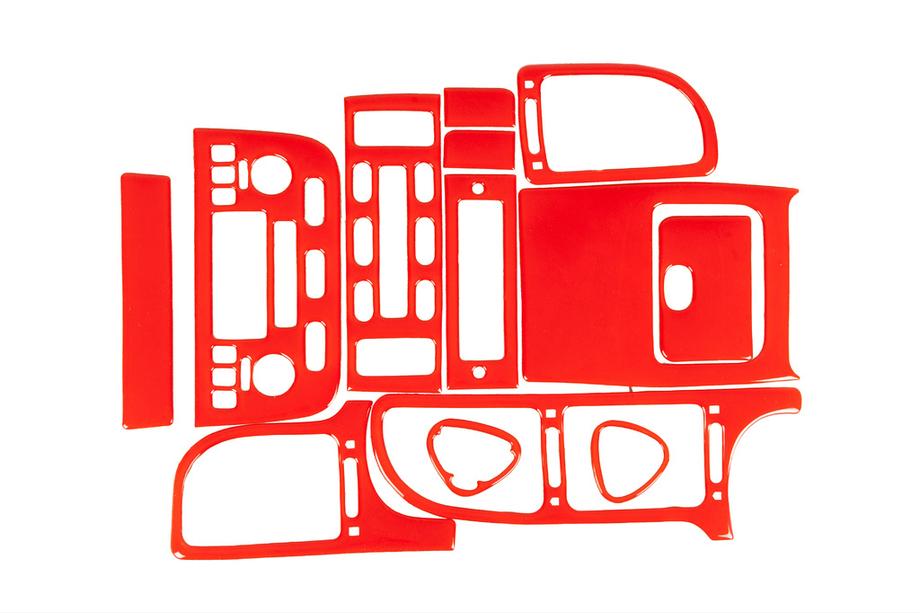 Peugeot 406 1995–2004 Dashboard sierpanelen (rood) Image