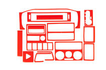 Volkswagen T4 Transporter 1990–2003 Dashboardpanelen afdekstrips 1999-2003 (rood) foto 1