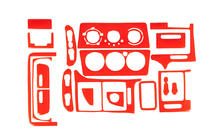 Opel Vectra B 1995–2002 Dashboard sierpanelen 1995-1999 (rood) foto 1