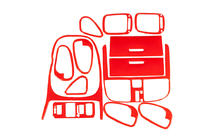 Mitsubishi Carisma 1995–2004 Dashboardpanelen afdekstrips 1999-2003 (rood) foto 1