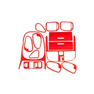 Dashboardpanelen afdekstrips 1999-2003 (rood) Mitsubishi Carisma 1995–2004
