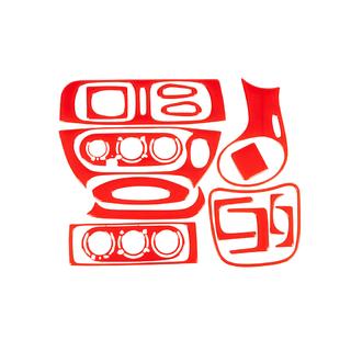 Dashboardpanelen afdekstrips 1999-2003 (rood)