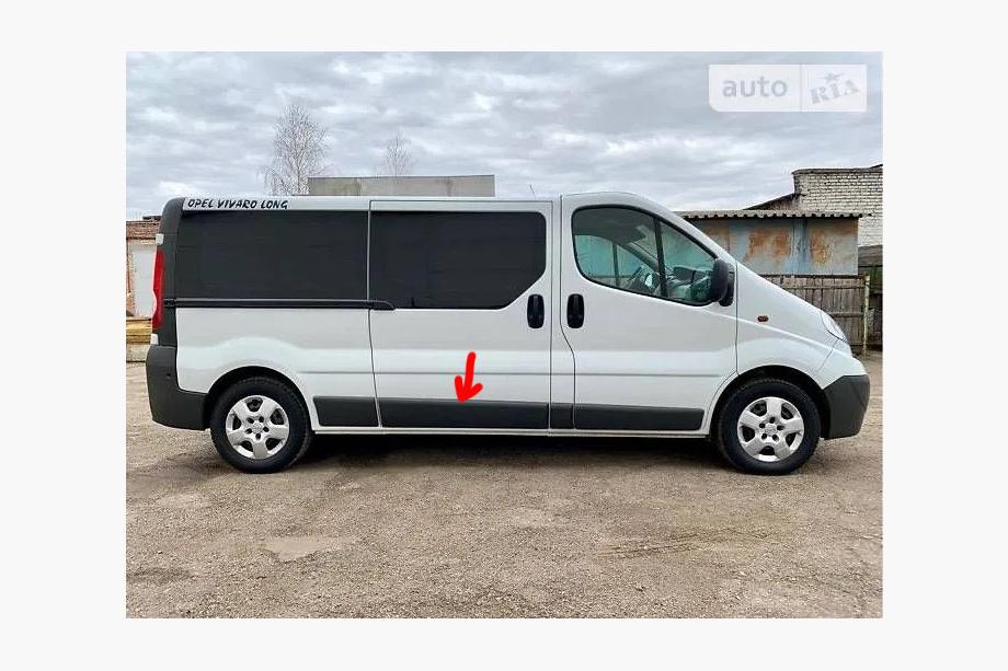 Renault Trafic 2001–2015 Deurstrip origineel gebruikt (R3) Image