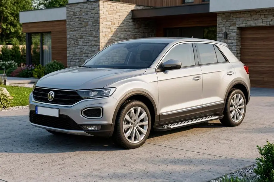 Volkswagen T-Roc 2017–2025 Side steps Line (2 stuks, aluminium) Foto 1