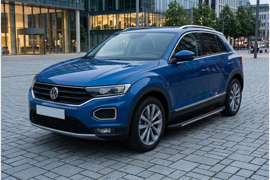 Volkswagen T-Roc 2017–2025 Bosphore Grey zijtreden (set van 2, aluminium) Image