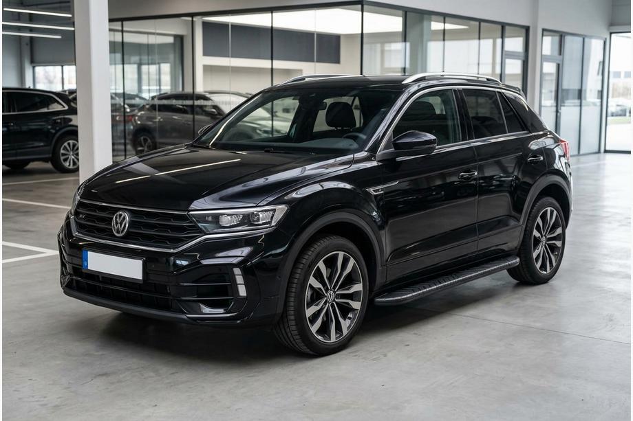 Volkswagen T-Roc 2017–2025 Bosphore Black zijtreden (2 stuks, aluminium) Image