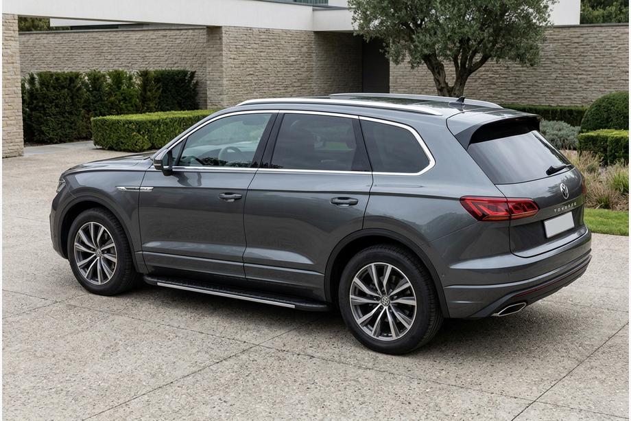 Volkswagen Touareg 2018– Side steps Bosphorus Grey (set van 2, aluminium) Image
