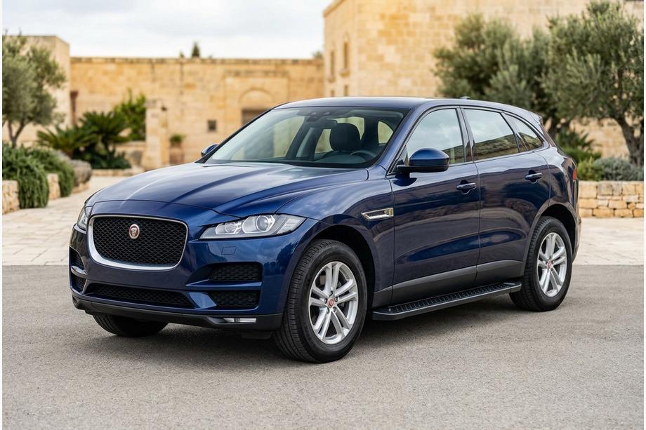 Jaguar F-PACE 2016– Allmond Black side steps (2 st., aluminium) Image