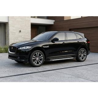 Side steps Allmond Grey (set van 2, aluminium) Jaguar F-PACE 2016– foto 1
