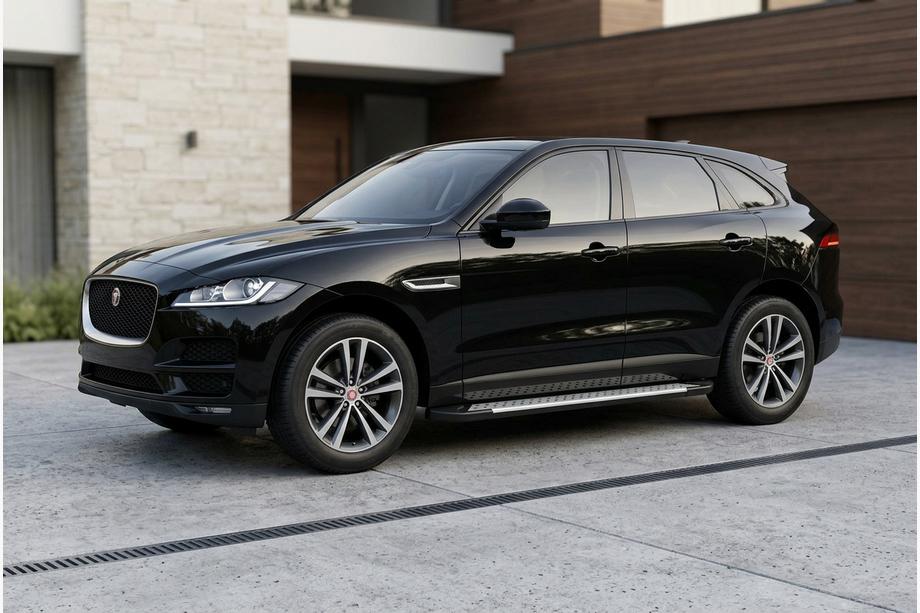 Jaguar F-PACE 2016– Side steps Allmond Grey (set van 2, aluminium) Image