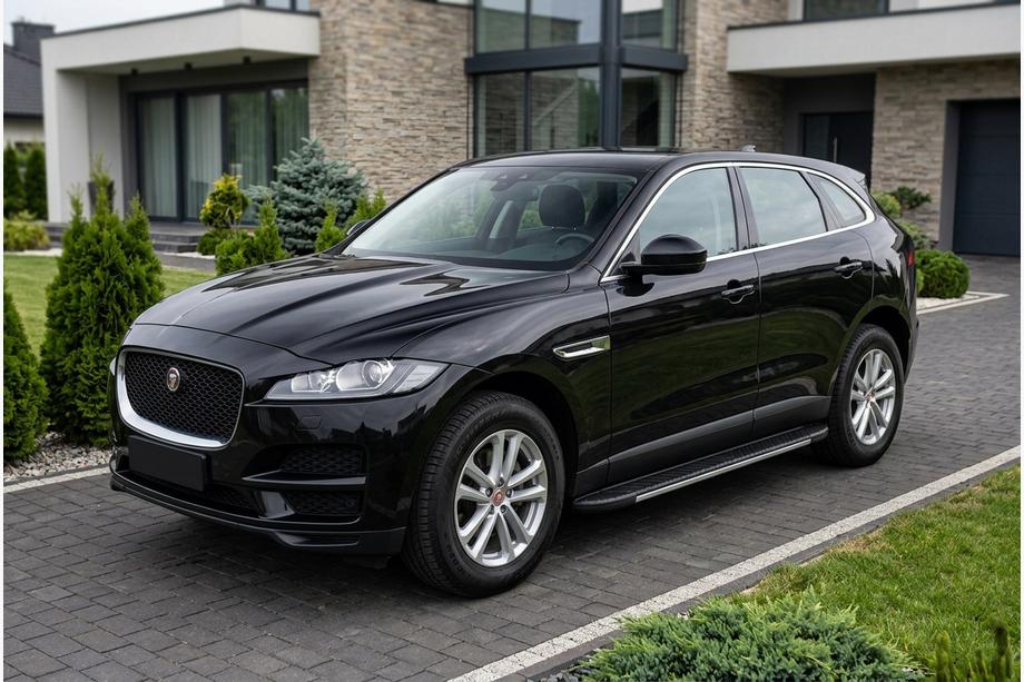 Jaguar F-PACE 2016– Side steps Bosphorus Grey (set van 2, aluminium) Image