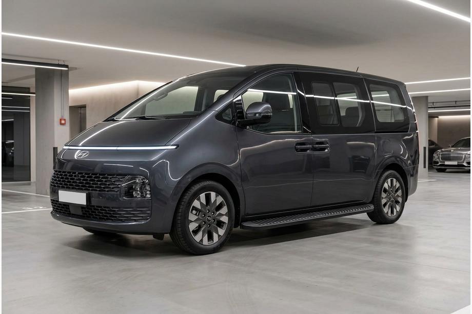 Hyundai Staria 2021– Tayga Black zijtreden (set van 2, aluminium) Image