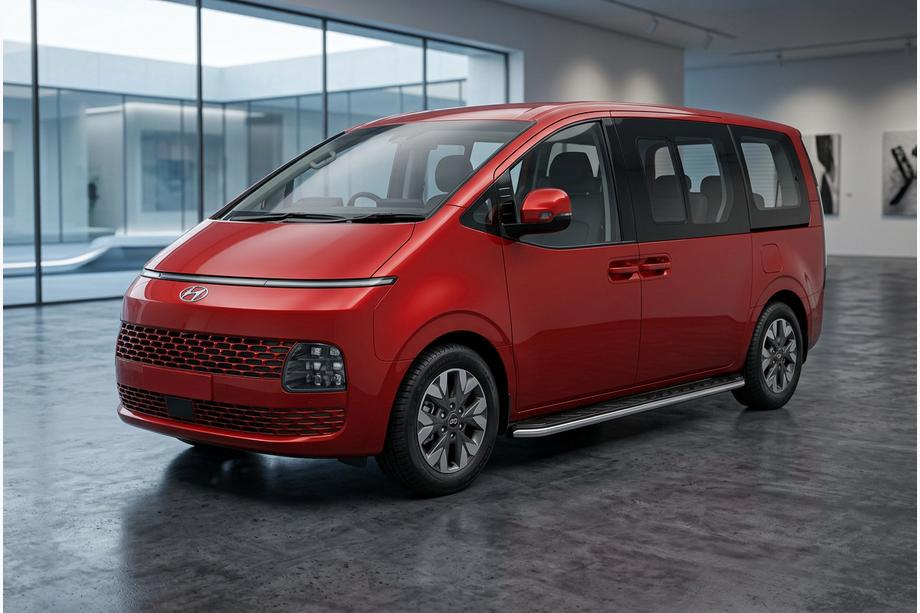 Hyundai Staria 2021– Maydos V1 zijtreden (set 2 stuks, aluminium + RVS) Image