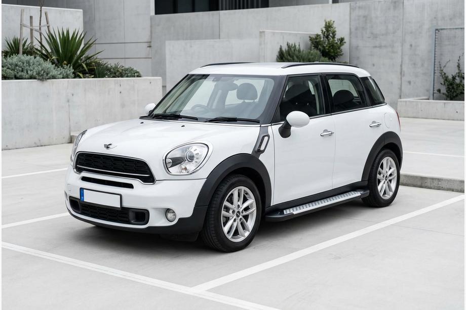 Mini Countryman R60 2010–2017 Side steps Allmond Grey (set van 2, aluminium) Image