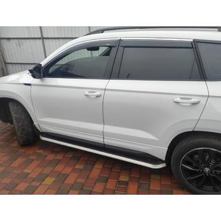 Side steps OEM V2 (2 stuks, aluminium) Skoda Karoq 2018– foto 2