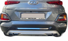 Hyundai Kona 2017–2023 Voor- en achterlip (2 stuks) foto 2