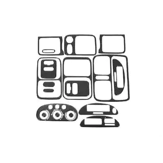 Dashboard sierlijsten Renault Clio II 1998–2005