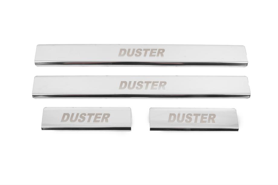 Dacia Duster 2008–2018 RVS instaplijsten Carmos V2 (4 stuks) Image