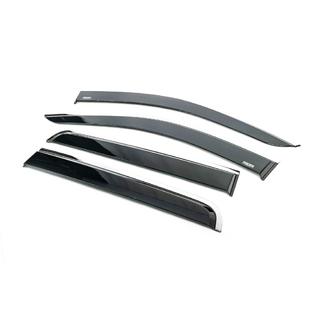 Raamwinddeflectoren met chroomlijst (4 stuks, Niken) Nissan Navara/NP300 2016– foto 2