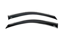 Mercedes Vito W639 2004–2014 Raamdeflectoren met chroomstrip (set van 2, Niken) foto 3