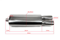Straight pipe achterste deel BLMR0017 foto 2