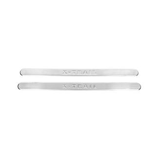 OmsaLine instaplijsten (2 stuks, RVS) Nissan X-trail T30 2002–2007 foto 1