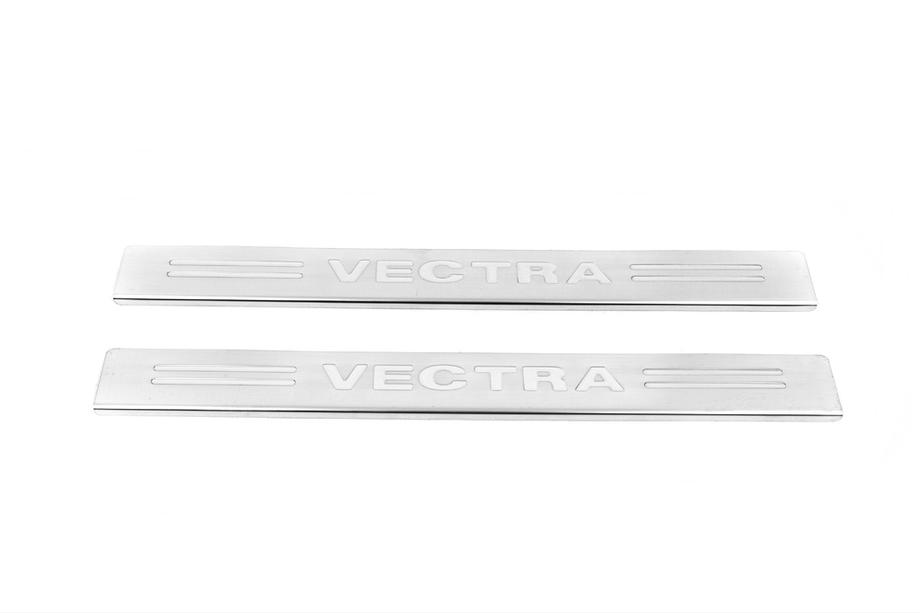 Opel Vectra B 1995–2002 Carmos instaplijsten (2 st., RVS) Image