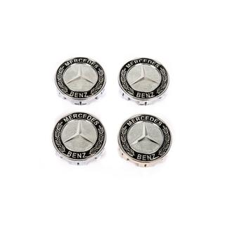 Naafkapjes 71/75 mm zonder ring (set van 4, zwart V2) foto 2