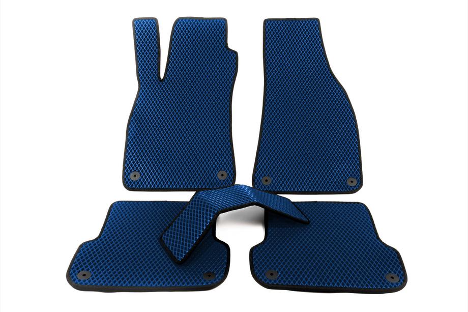 Audi A4 B6 2000–2004 EVA automatten (blauw) Image