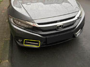 Honda Civic Sedan X 2016–2021 Carmos RVS sierlijsten voor mistlampen (set 2 st.) foto 4