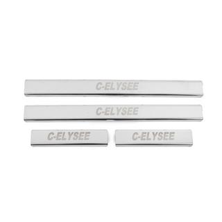 Carmos V2 instaplijsten (4 stuks, RVS) Citroen C-Elysee 2013–2022 foto 1